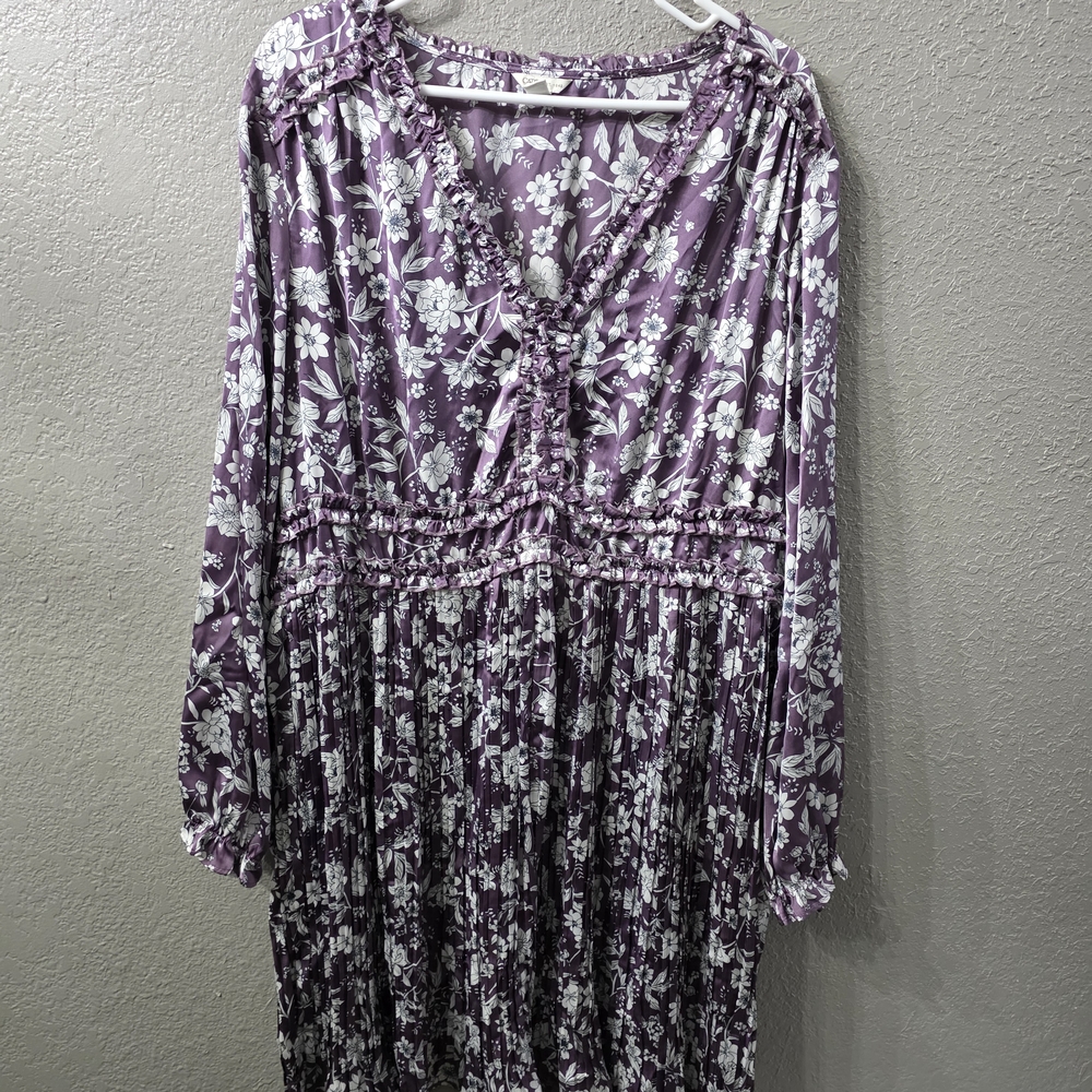 22/24 Cato Purple Floral Dress